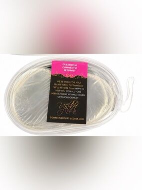 NWT Uplift Secret Clear Silicone Bra Inserts Push Up Sticky Adhesive Inserts